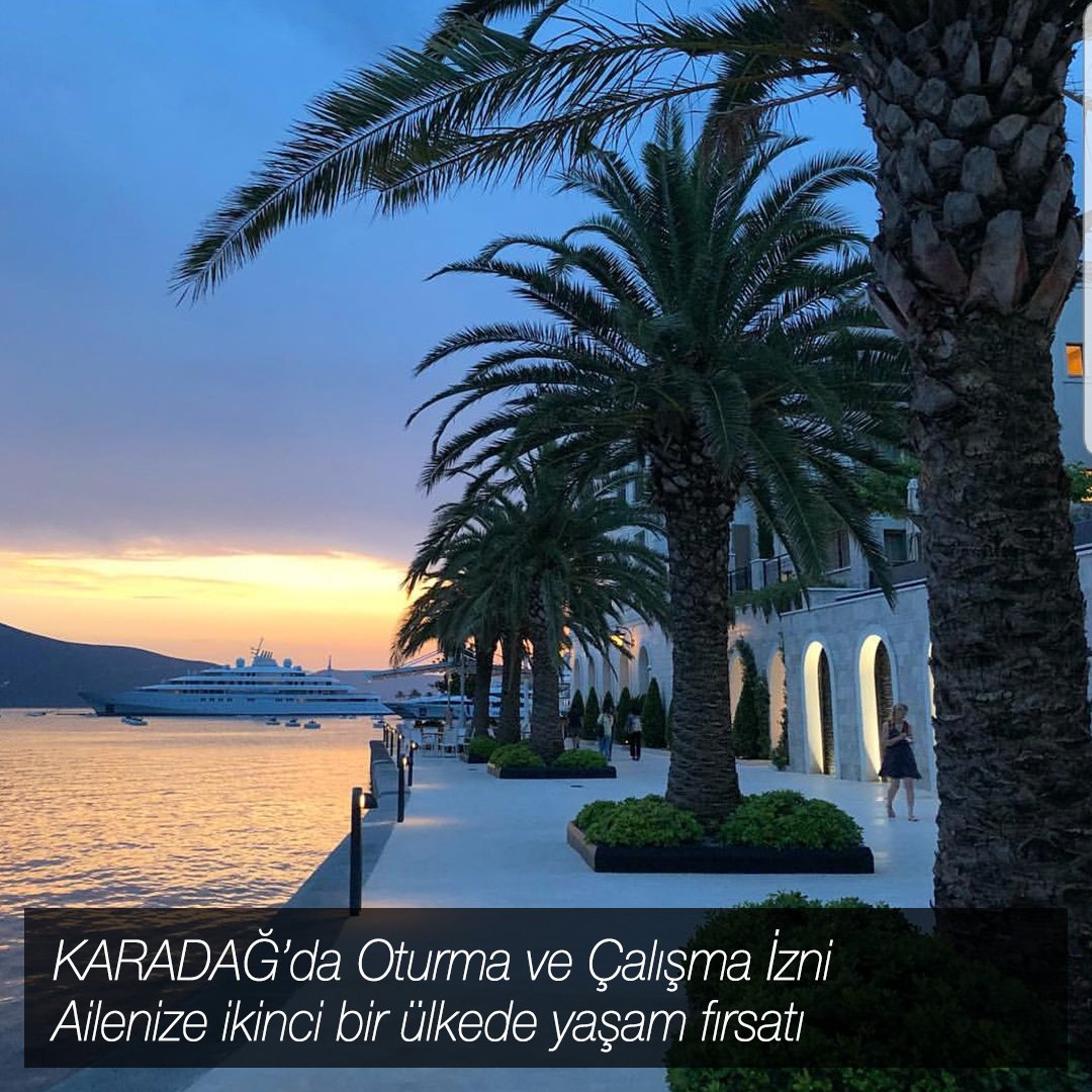 AB Üyesi Ülke olma yolundaki Karadağ'da şirket kurup, ailenize oturum izni alabilirsiniz. Üstelik Karadağ'daki vergi avantajlarını şirketiniz için bir fırsat olarak kullanabilirsiniz. 
#karadağ #montenegro #budva #podgorica #yurtdışıyaşam #tivat #kotor #abüyeliği #vizesizseyahat