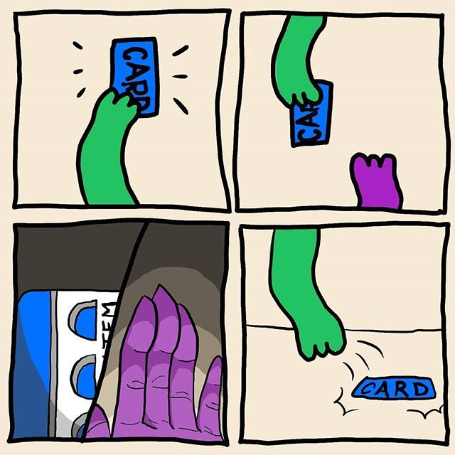 pepperfaced's tweet photo. A four panel comic of the despair I face every day

#pepperfaced #comic #cartoon #digitalartist #lossmeme https://t.co/FTB9lVGH2z