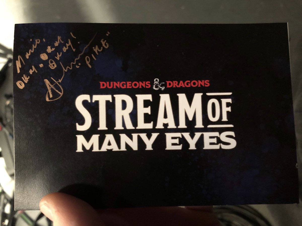 virtualONmars's tweet image. I have awesome friends :) Thanks to him I now have a complete Vox Machina #CriticalRole cast signatures! @TheVulcanSalute that’s such a Pike catchphrase!!