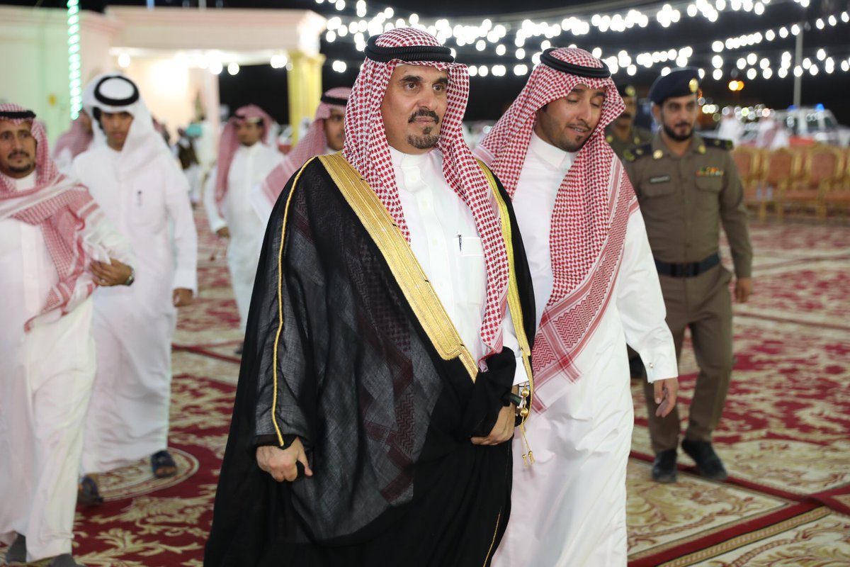 وصول محافظ رماح الاستاذ/ فهد المسعود لمقر الحفل