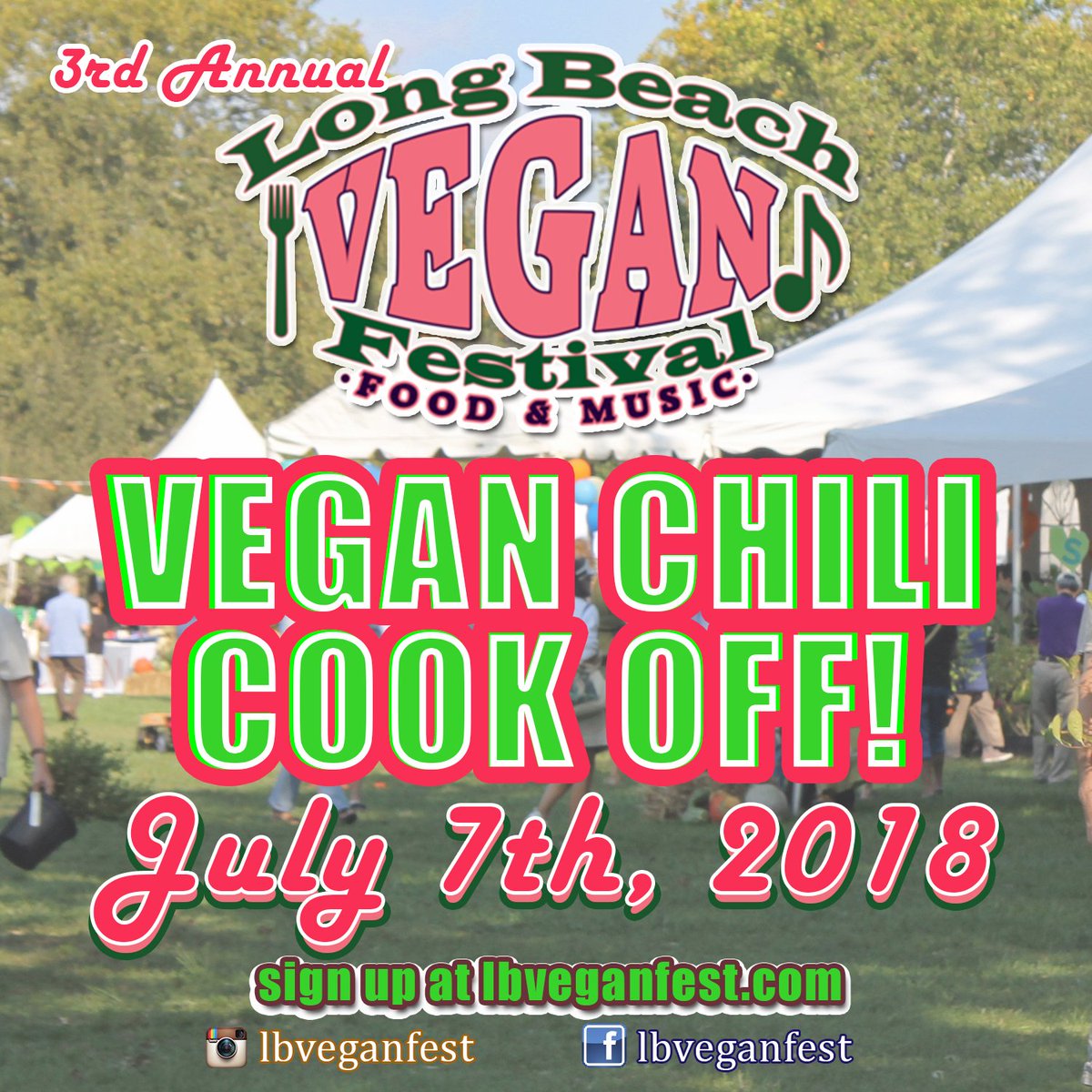 LBVeganFest's tweet photo. 3rd Annual Vegan Chili Cook Off July 7th!
https://t.co/xrXRCAhbiG
#vegan #lbveganfest #veganchilicookoff #longbeachveganfestival #longbeach https://t.co/pQ1bKPhhtL