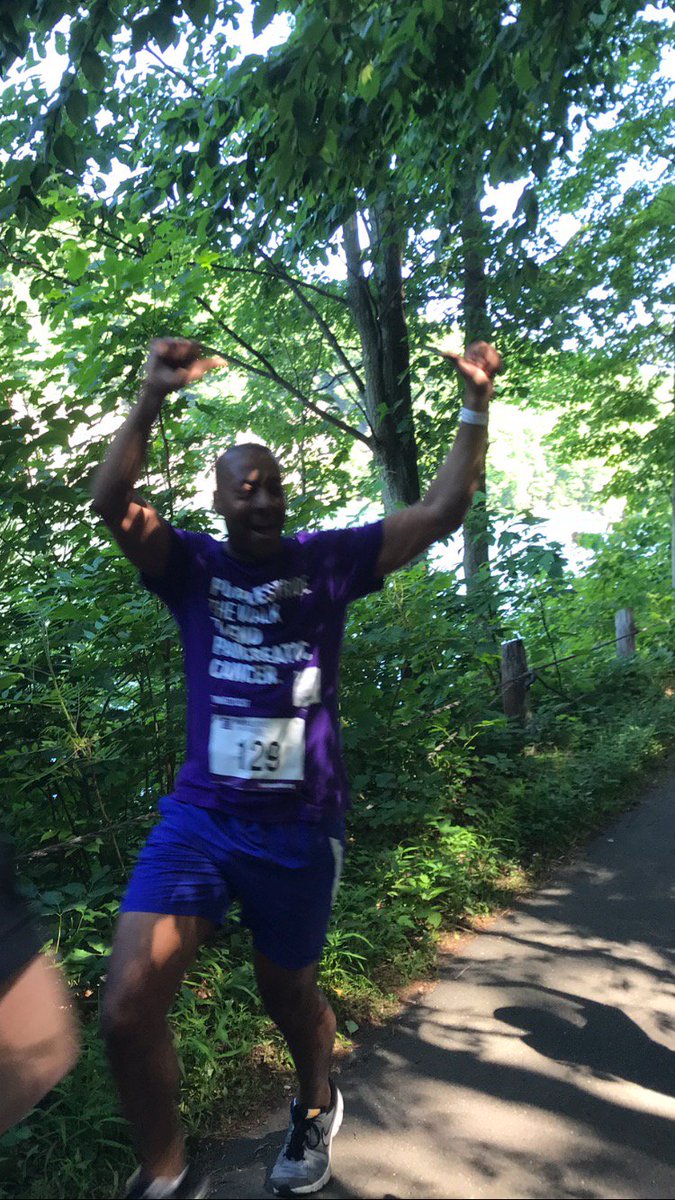 RSConner1's tweet image. 5K race today for pancreatic cancer in memory of Gladys Salgado. @PanCANCT #Purplestride #Wagehope  #TeamMistiWarriors