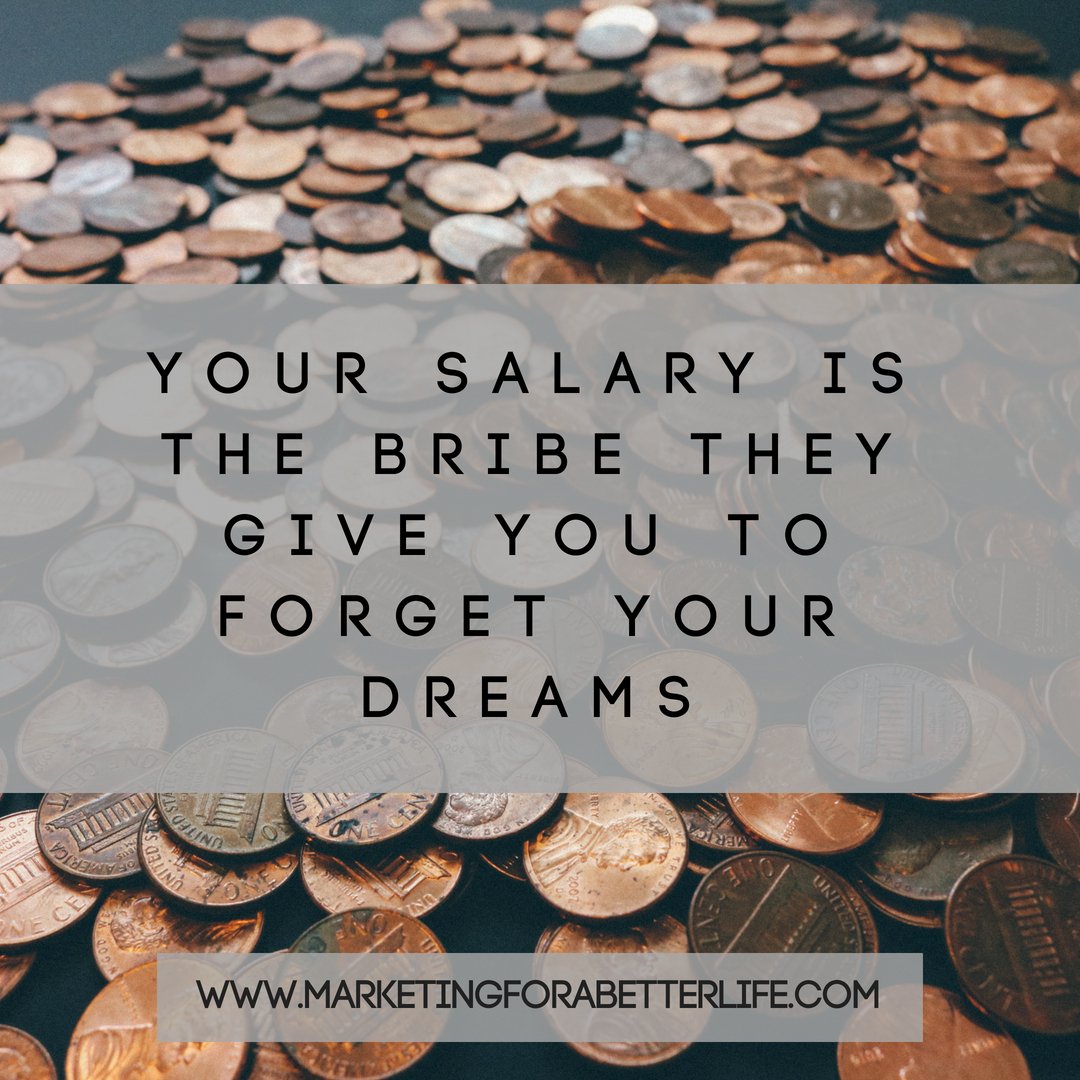 MarketerMomma's tweet photo. OUCH!  Have you forgotten your #dreams?  Are you being bought out by your boss? Fire them!

Make your dreams a reality

#entrepenuer #fireyourboss #money #hustle #salary #Motivation #truthbomb #joinmyteam #liveyourdream #digitalmarketing #homebiz #makemoneyonline https://t.co/N5fWNP1EC6
