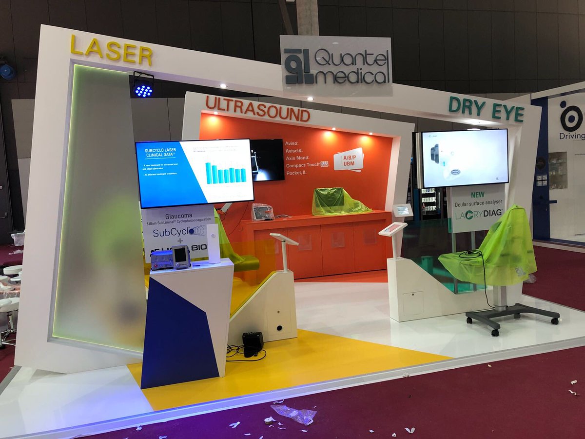 medicalmix's tweet photo. En el World Ophthalmology Congress están presentes las principales marcas y sus productos que representa MedicalMix. #WOC2018 #Barcelona #MedicalMix #Katena #Oertli #PhysIOL ñ @Quantel_Medical @BTIBiotech https://t.co/DedTvhWlx5