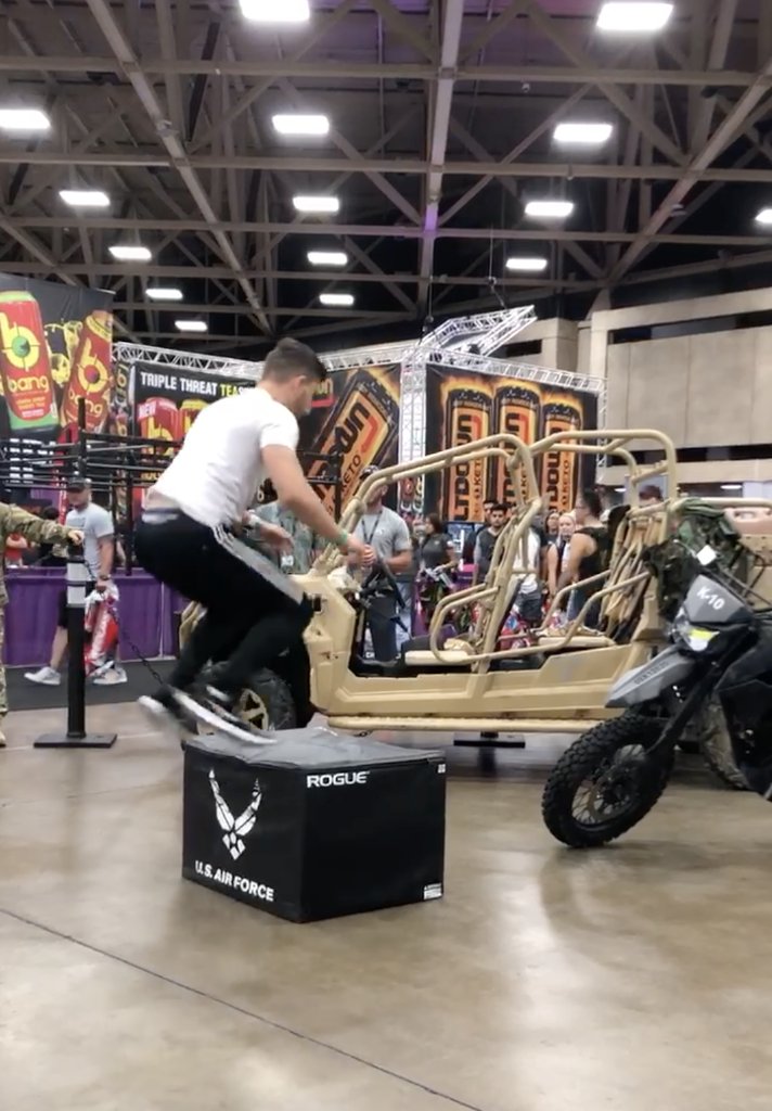 WeAre_AirForce's tweet photo. Are you Spec Ops strong, #EuropaGamesDallas? Come show us what you've got at our #AirForceACE experience. https://t.co/0XhgSuNeuw https://t.co/mh2oTkWH8G