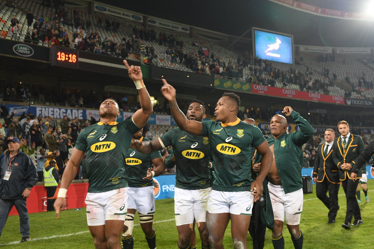 Springboks's tweet photo. #ICYMI - The #Springboks claimed a 23-12 win in Bloemfontein. @CastleLagerSA @MTNza @FNBSA @ASICS_ZA https://t.co/nZdffYpPIo