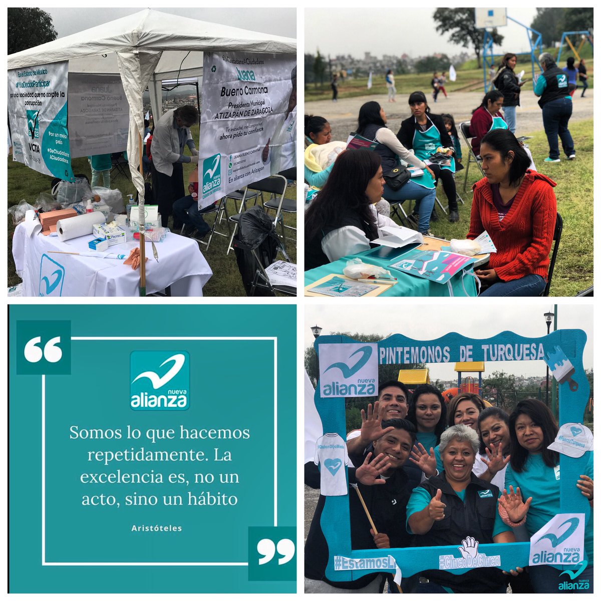 carmona_bueno's tweet photo. Actividades realizadas en nuestra #jornada médico-asistencial. 
#NuevaAlianza, #NuevaAlianzaAtizapán, #NuevaAlianzaEdoMex, #VamosAGanar, #VamosConTodo, #VotaNuevaAlianza, #OrgullosamenteMaestra, #OrgulloTurquesa, #EstadoDeMéxico, #Atizapán, #EstamosListxs, #NAEdoMex https://t.co/Q423gsy7dM
