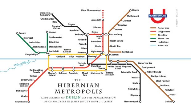 Ulysses Map Of Dublin Beautiful Maps On Twitter: "#Ulysses As An #Underground Map: From #Kidney  Parade To Mollydount Https://T.co/Rcu96Vwb4M Boredom Led Senan Molony To  Make A Tube-Style Map For Dublin Through A 'Ulysses' Prism  Https://T.co/Vihnvynm7O" /