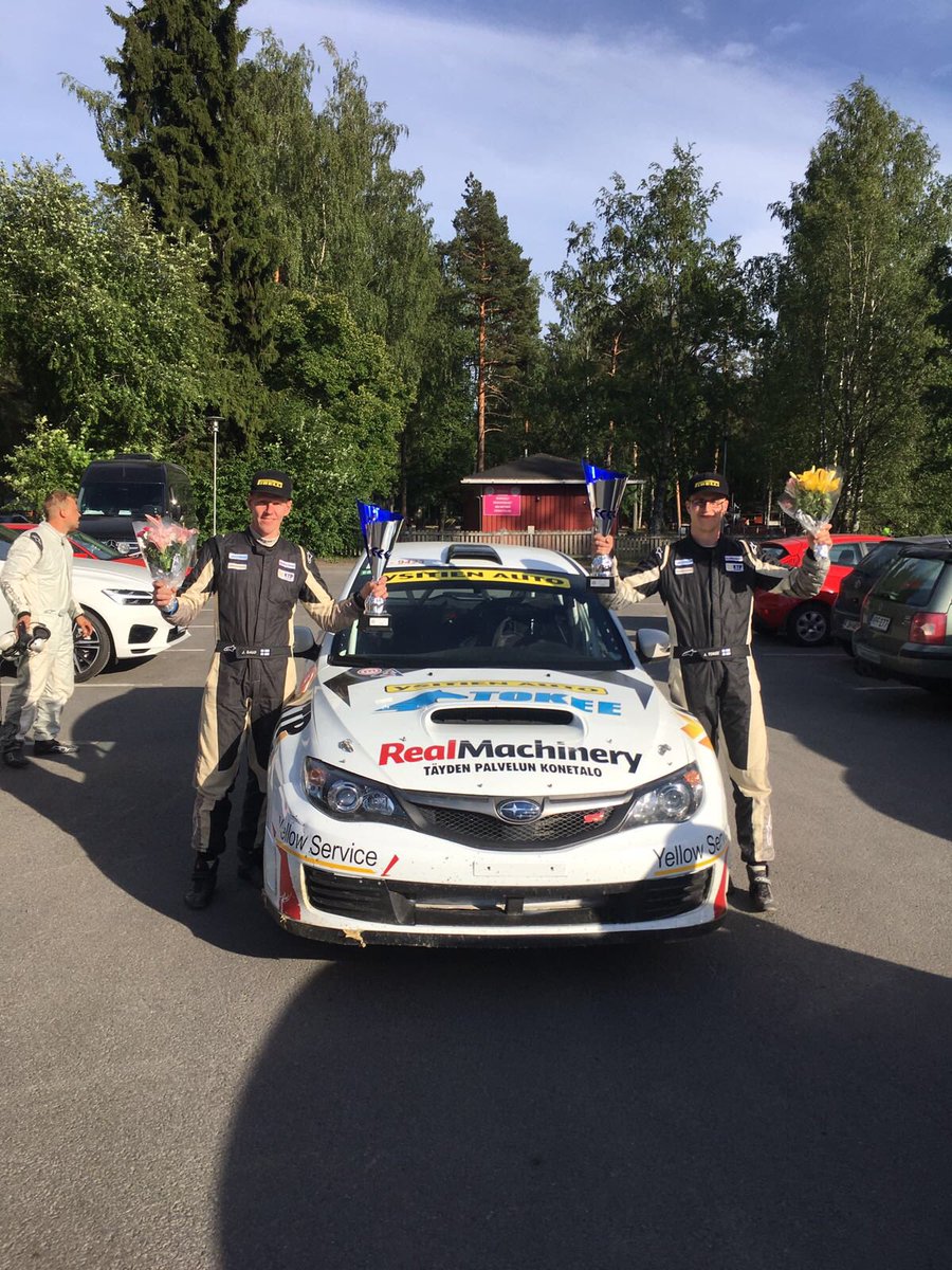 JTokeeRacing's tweet photo. Sieltä tuli kauden avausvoitto SM2-luokassa🏆samalla siirryttiin sarjapisteissä kärkipaikalle #rallism #pohjanmaaralli https://t.co/A0JcS681Jy