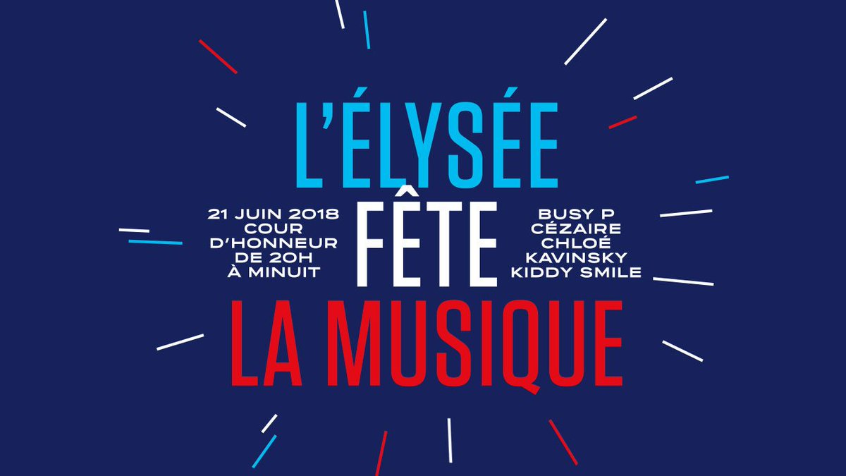 EmmanuelMacron's tweet photo. Le 21 juin, avec Brigitte nous ouvrons la cour de l'@elysee à la musique. Partageons ce moment ensemble ! Inscrivez-vous : https://t.co/fFomhpATvF https://t.co/fjRJCRNi79