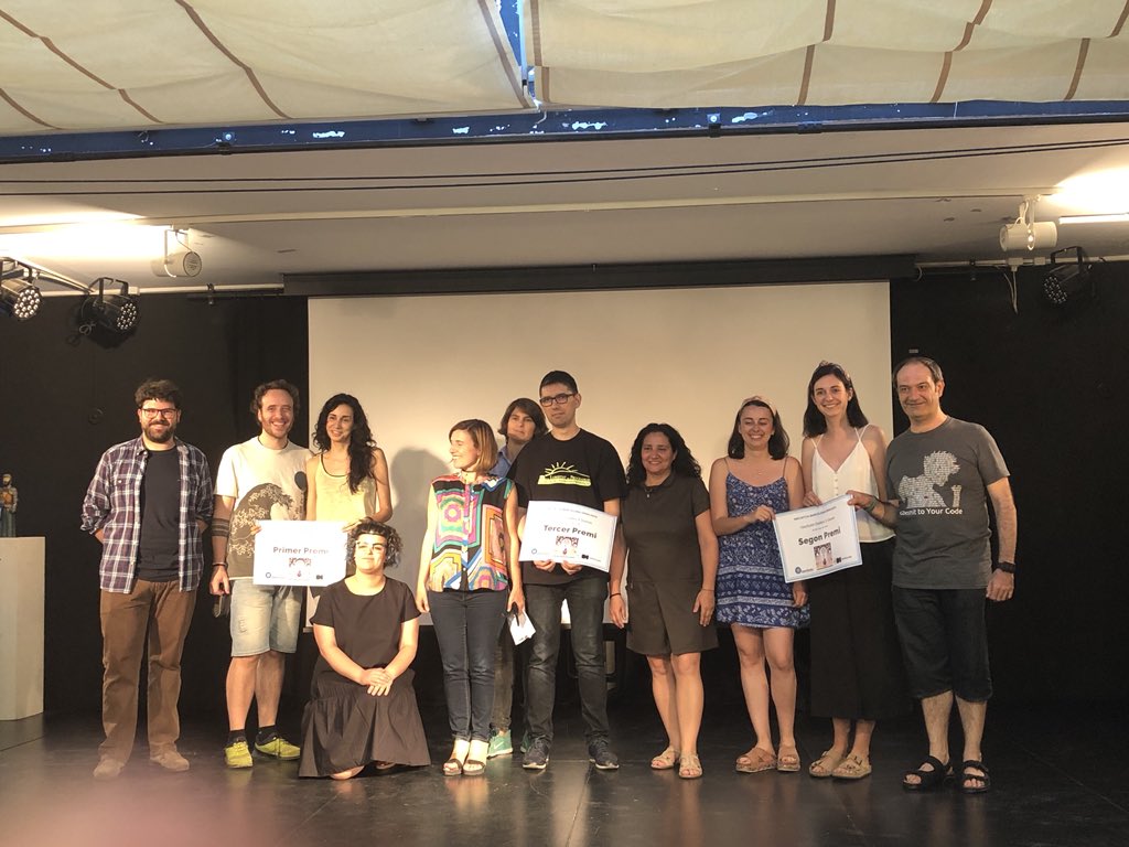 marmestres's tweet photo. Moltes felicitats a tots els participants de la Hackaton. 
Propostes molt engrescadores, endavant!!!!
Contentes des de @suaracoop d’haver participat #DadesXDones #dones #cures #innovacio #prespectivadegenere @iopendatabcn https://t.co/26SdQhgFcx