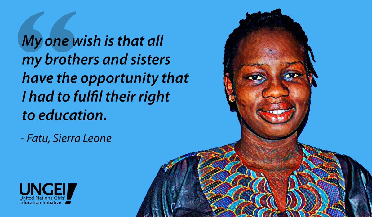 UN Girls' Education Initiative tweet media