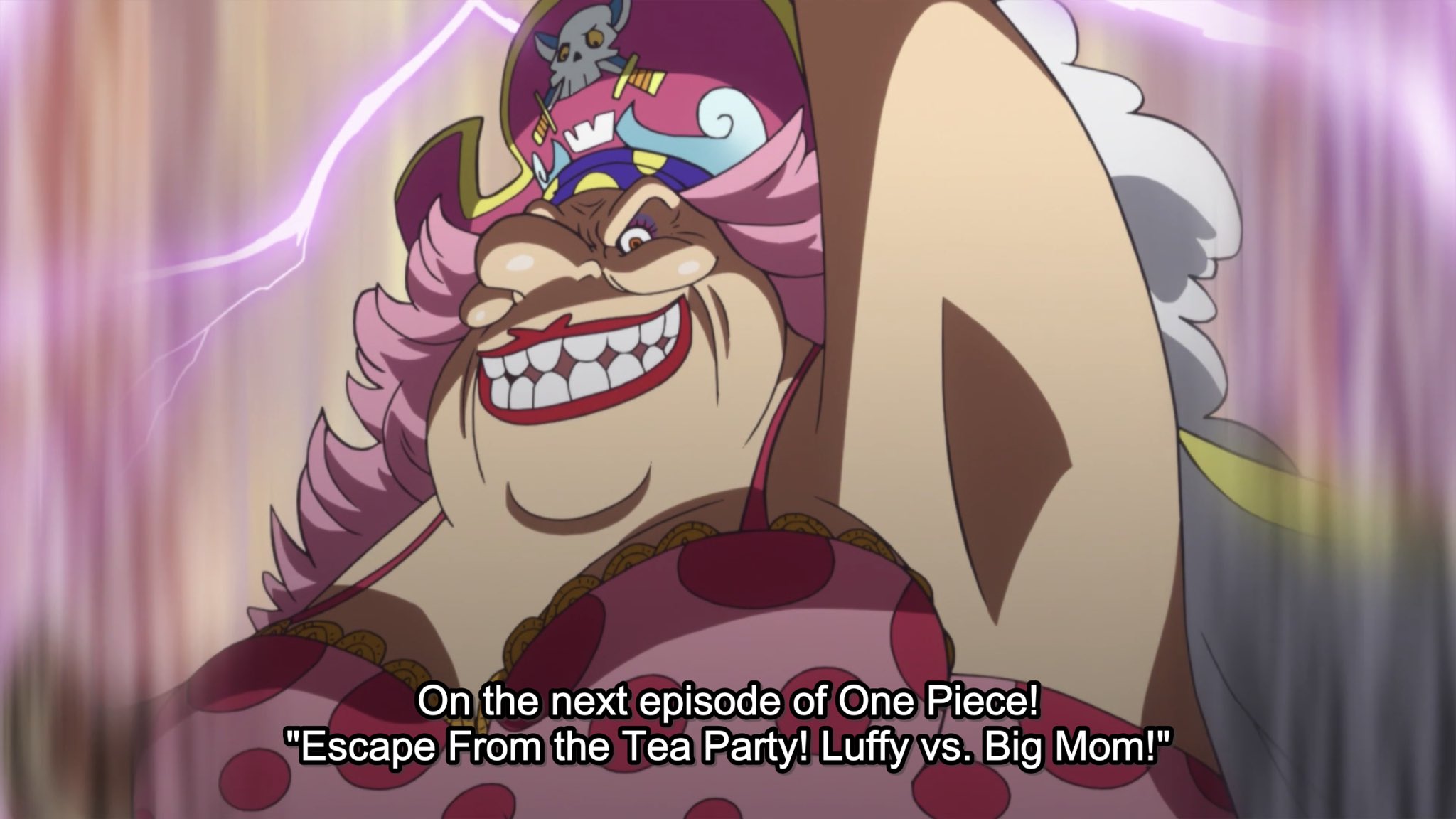 One Piece Center One Piece Episode 841 Escape From The Tea Party Luffy Vs Big Mom Streams Tonight