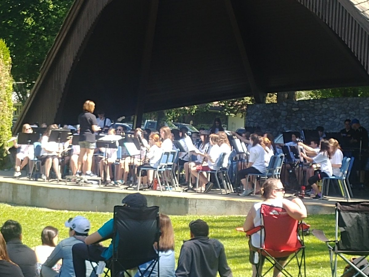 Noon today! #sd57 #honourband Lheidli T'enneh Memorial Park. Should be a great show! All 5 high school bands represented! @DPSSMusic <a href="/PGSS_Music/">PGSS Music</a> @CHSSMusic <a href="/Banddpts/">D.P. Todd Band</a> <a href="/HartNation/">Disappointed Canadian 🎩</a>