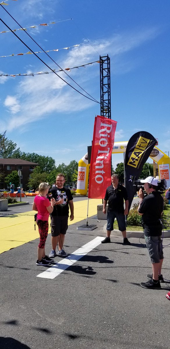 Nous sommes en direct de Lévis pour la Boucle Vidéotron du Grand défi Pierre Lavoie! Diffusion maintenant sur l'ensemble du réseau #Matv #vélo #lévis #granddéfi <a href="/MAtv_MTL/">MAtv Montréal</a> <a href="/MAtv_ST/">MAtv Sorel-Tracy</a> <a href="/MAtv_SAG/">MAtv Sag-Lac</a> <a href="/MAtv_BSL/">MAtv Bas-St-Laurent</a>