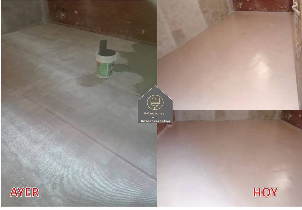 MicrocementosLF's tweet photo. Trabajos Terminado de la mano de Soluciones en Revestimientos L&amp;F 
 Antes Vs Despues de aplicacion de Microcemento en Pisos 
+54 1134991276
 https://t.co/ZVqhGOA03I https://t.co/YxxbSNkfeg