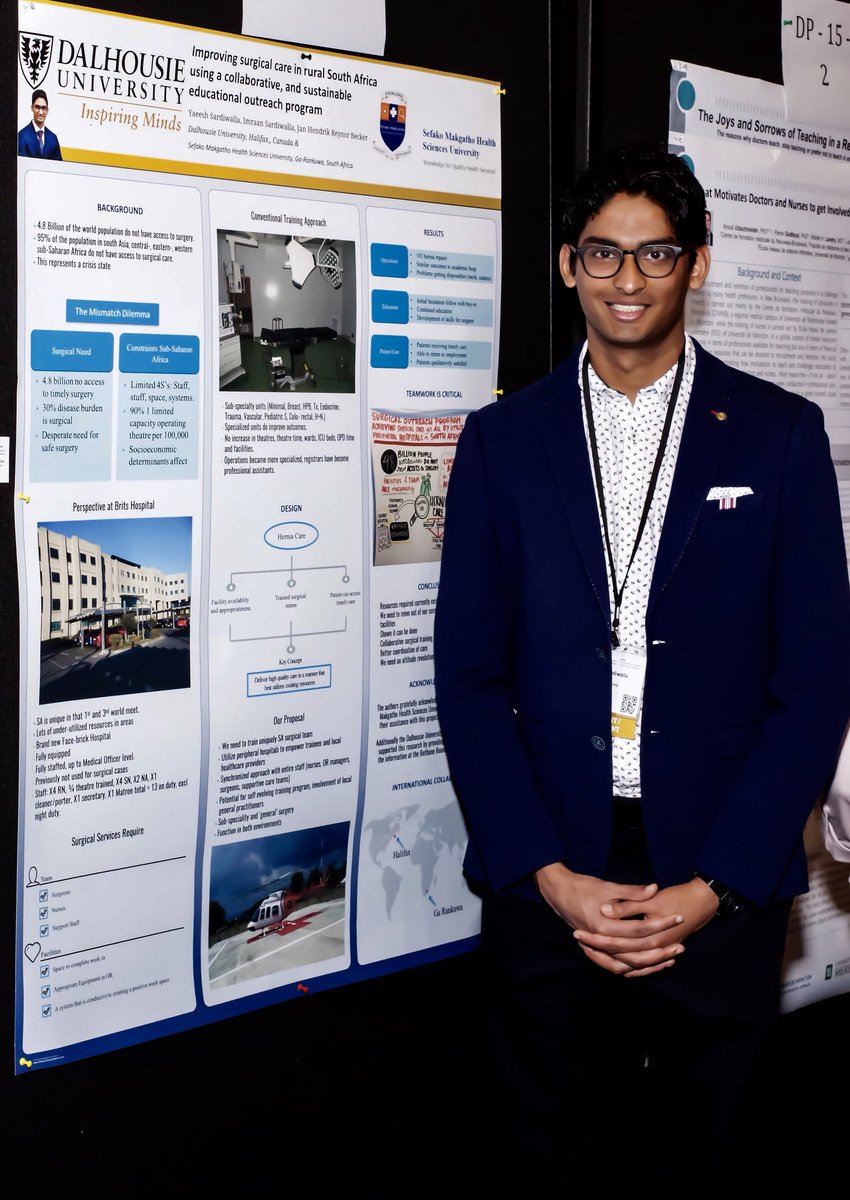 yaeesh_s's tweet photo. As this week of conferences begins, it’s amazing looking back at @MedEdConference. The caliber of @DalMedSchool student research exhibited was excellent! A testament to @RIM_DalMed program #CCME2018 #GlobalHealth #MedEd @researchmrdo @DALsurgresearch @DalMedDean @DalGlobalHealth https://t.co/MXlD69Fsk3