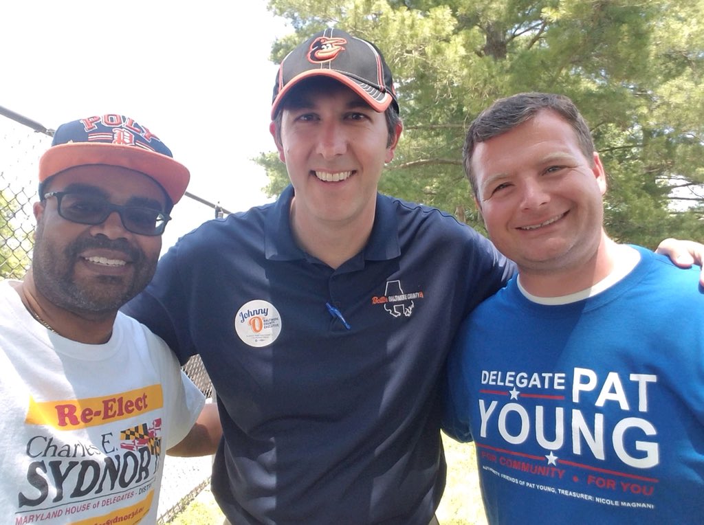 JohnnyOJr's tweet photo. #EarlyVoting tour continues in #Woodlawn. Was great to connect with 2/3 of #Team44B (@patyoung44B and @CharlesSydnor3d)! https://t.co/xeMBgyKgZc