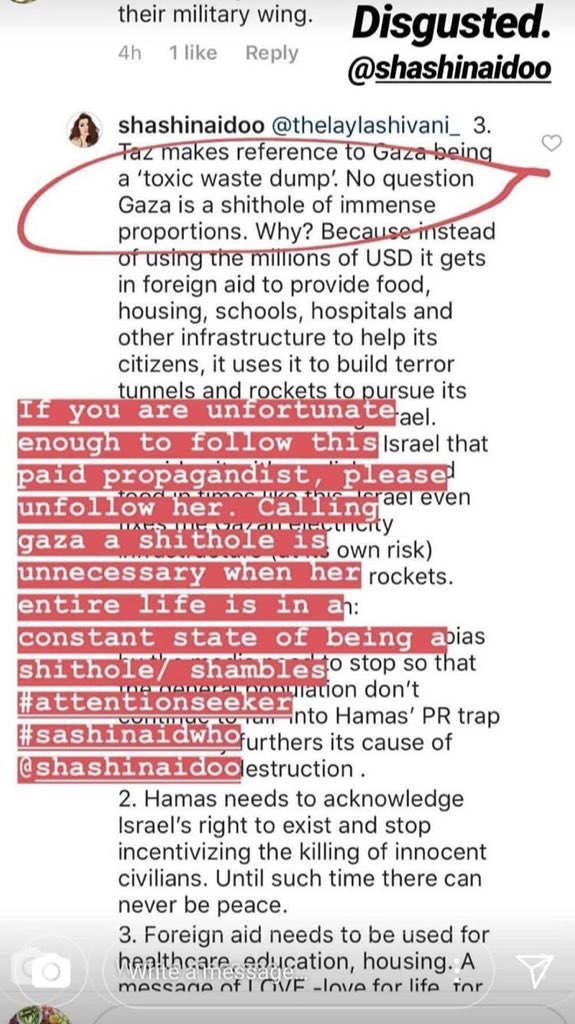 Ammaarah_S's tweet photo. The fact that you think that you need to be a political figure to understand the Palestinian oppression astounds me. Thank you for showing us how uneducated you are. Your ignorance is disgraceful. This is not a religious issue. Educate yourself @SHASHINAIDOO https://t.co/XLLqEg6MsH