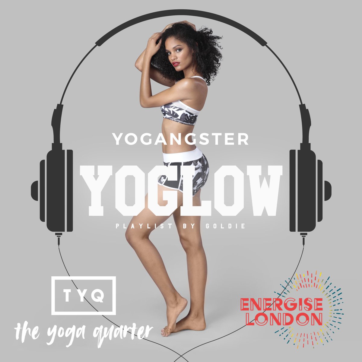 TheYogaQuarter's tweet photo. Come and experience @yogangsters' #Yoglow in our #EnergiseLondon weekend: 8:15am on Saturday 30 June, taught by the amazing @HotYogaLove1! https://t.co/8cLcS4D86c