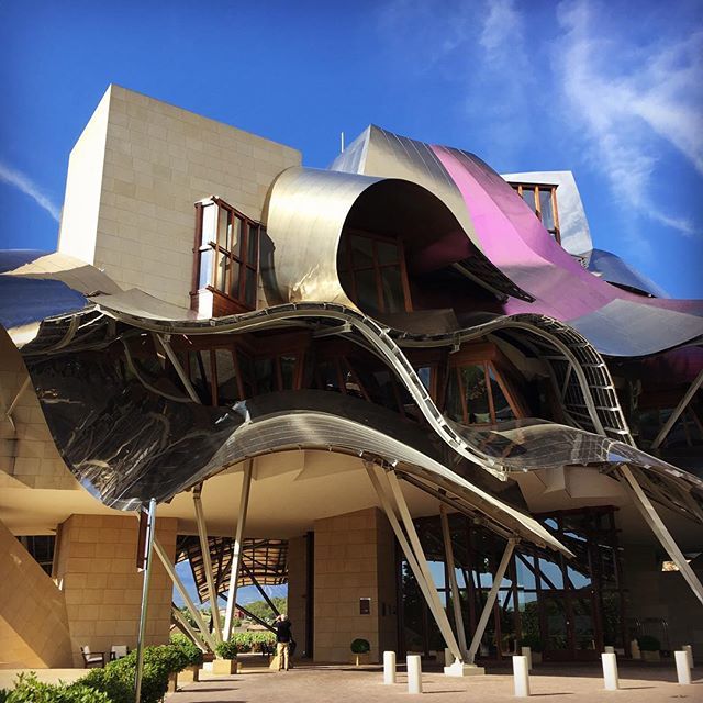 Mmmm... That’s ok I should say... 🧐#Rioja #marquésderiscal #architecture #imwsymposium