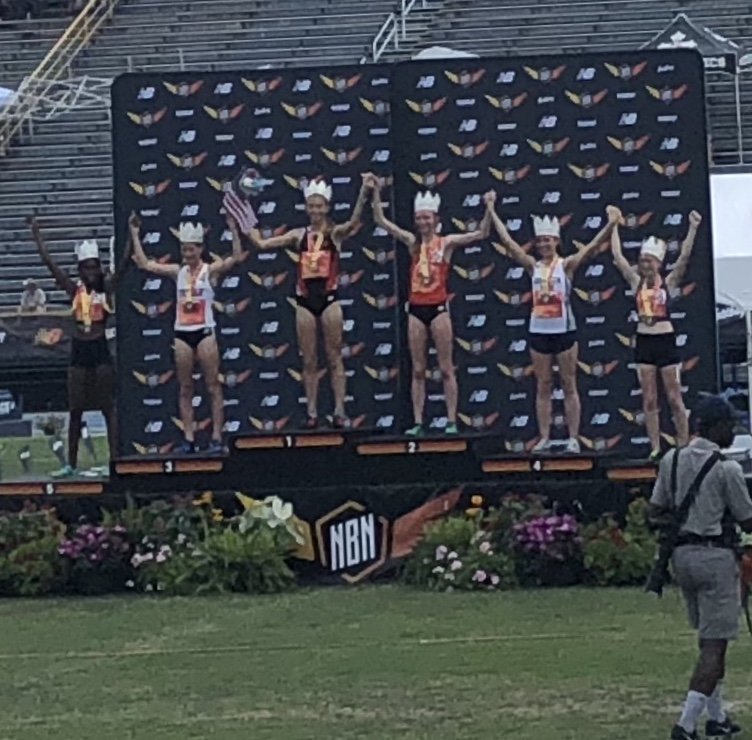 tully_athletics's tweet photo. Here are the top finishers in the 2000M Steeplechase. Tully's Brooke Rauber finished in 3rd today!
#AllAmerican https://t.co/j2Ux2Rsi2d