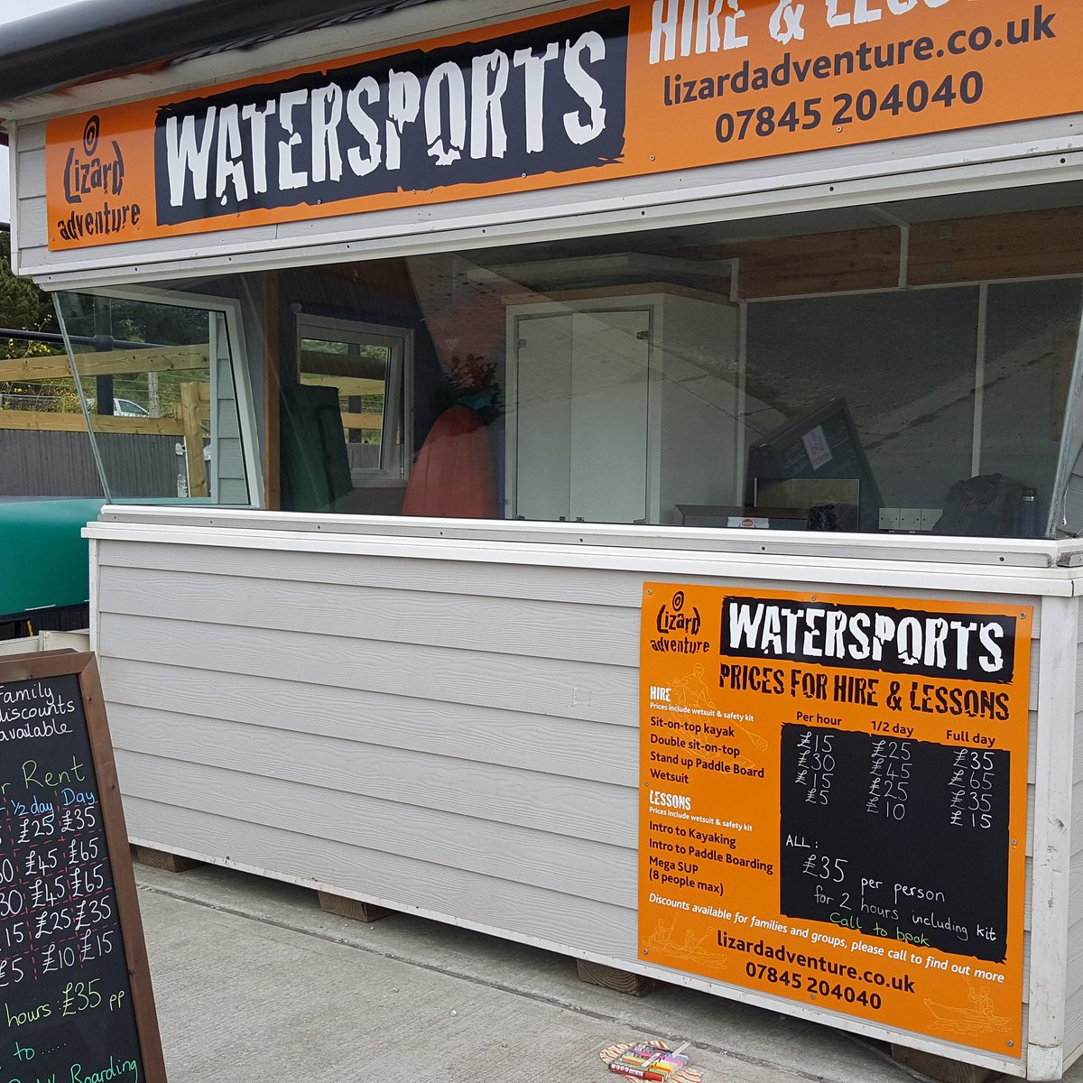 Ready for hire for #kayaking #PaddleBoarding #newoffice #HayleCornwall