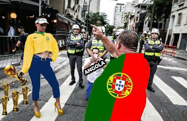 alexssius's tweet image. o twitter nessa semana 

Brasil X Portugal