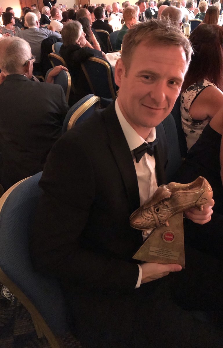 safc's tweet photo. Our very own @JamesWalshaw has just collected his Golden Boot award.  Congratulations 👏🏻👏🏻 #EvostikAwards https://t.co/hbhbG19ohC