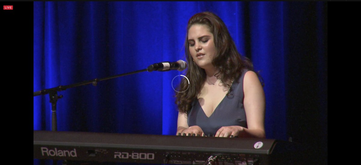 TEDxMileHigh's tweet photo. On stage now is musician, @EliseLegendre, who  studies songwriting at the Berklee College of Music in Boston and has released several singles with Birdland Records.

Tune in now to our livestream: https://t.co/1onHzbDSXY https://t.co/kdaHO2StCM