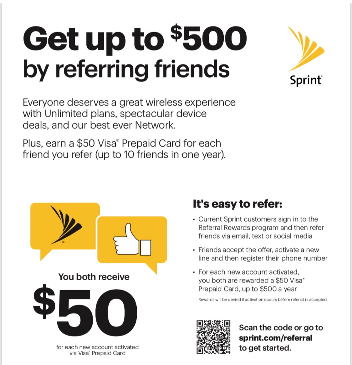 Current #Sprint customers make some extra money just by telling your friends and family how much you love Sprint and have them switch! #BestPriceForUnlimited #LasVegas <a href="/DannyIsho/">Danny Isho</a> <a href="/B10v3/">Brandon Love</a>