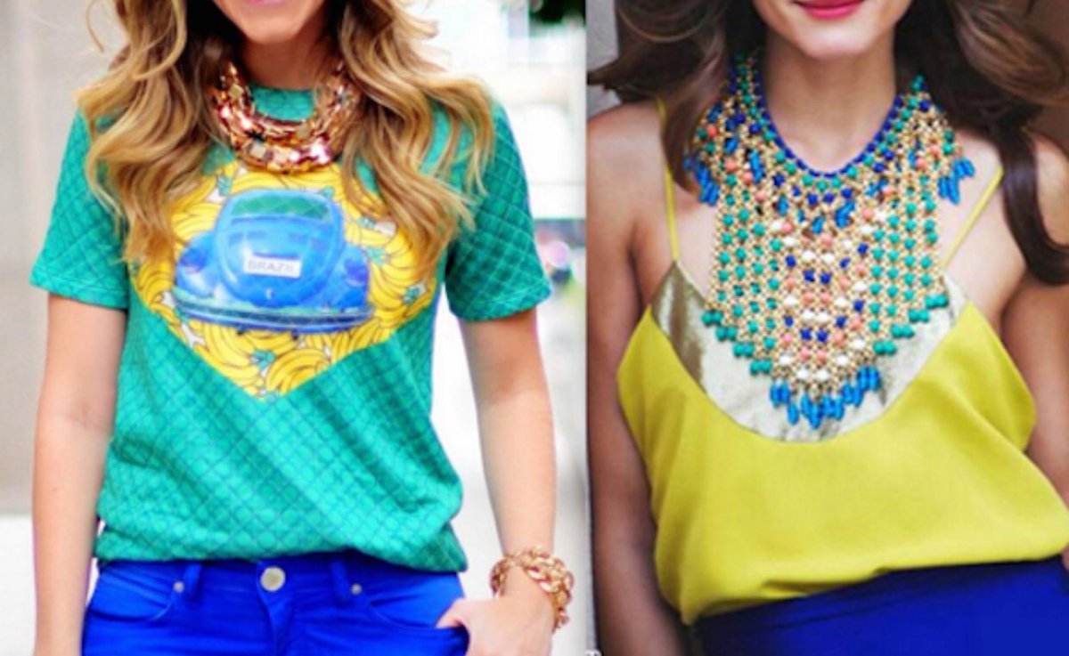 AureaCFreitas's tweet photo. Gente, nada como torcer por nossa seleção com looks ultra fashions. Inspirem-se e arrasem!!! #lookcopa #copafashion #estilo #fashionista #verdeeamarelo #brasil #vamostorcer https://t.co/0ahBfiodjZ