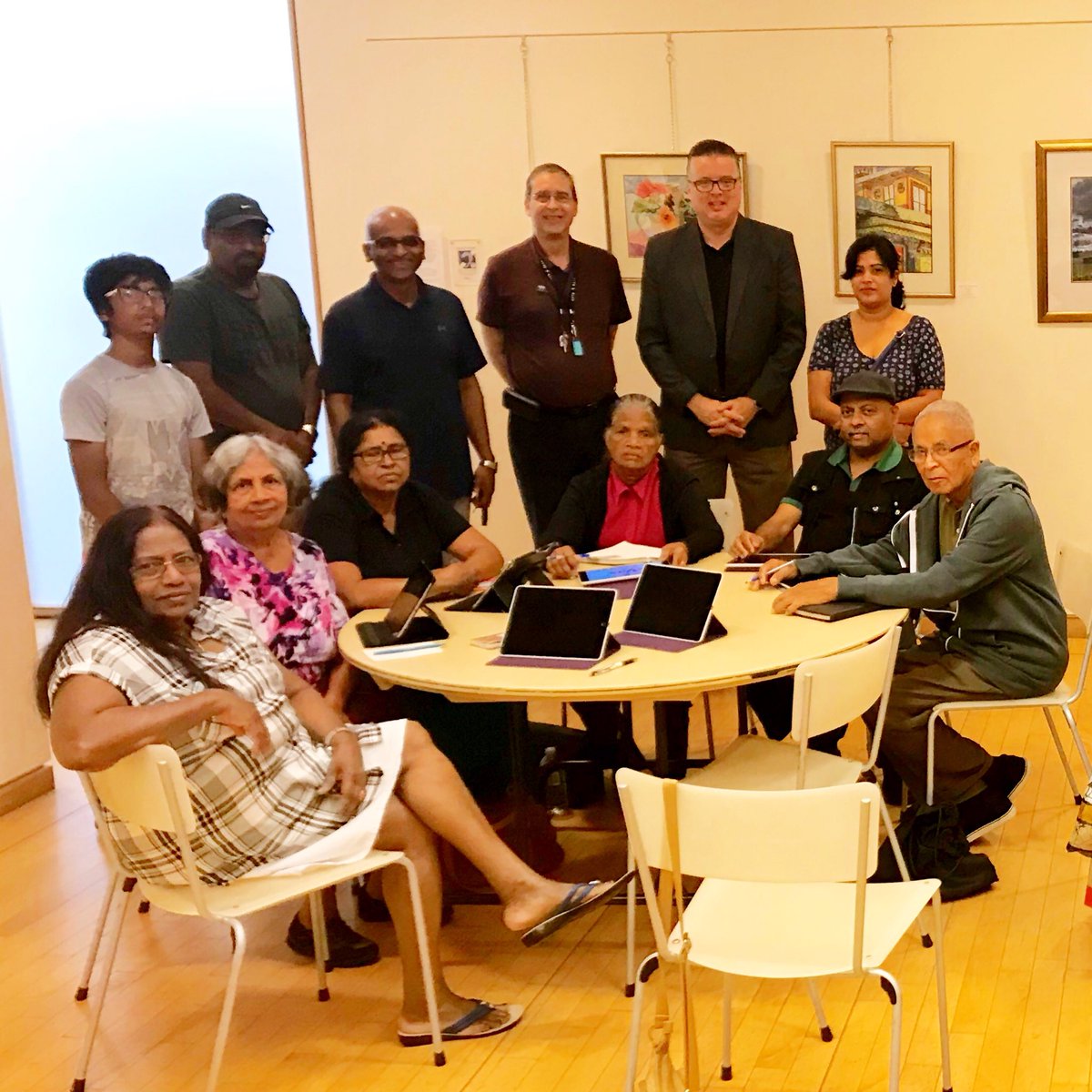 CllrRTylerMorin's tweet photo. Thank you to #DineshKumar and the @DurhamTamils for your warm welcome this morning. #SeniorsProgramming #QualityOfLife #Transportation https://t.co/5qSfRlPsOC
