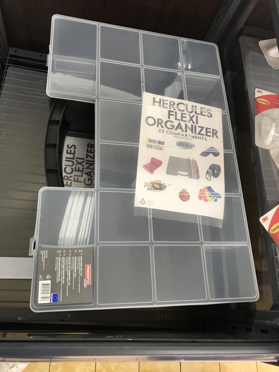 Hercules Flexi Organizer Box XXL 22 Compartments Powerfix Featured