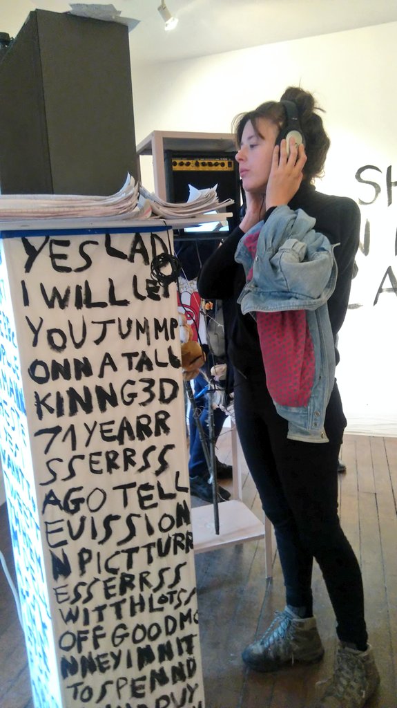 VentureArts's tweet image. One week left to see 'Transcript' @CHARLIESMITHldn featuring YES LAD YES LASS co-comissioned artwork from @OXChanges a project led by Venture Arts in partnership w/ @CastlefieldGall &amp;amp; @balticmill Barry Finan &amp;amp; Rosanne Robertson. Ends 23rd of June #textasart #artastext #London