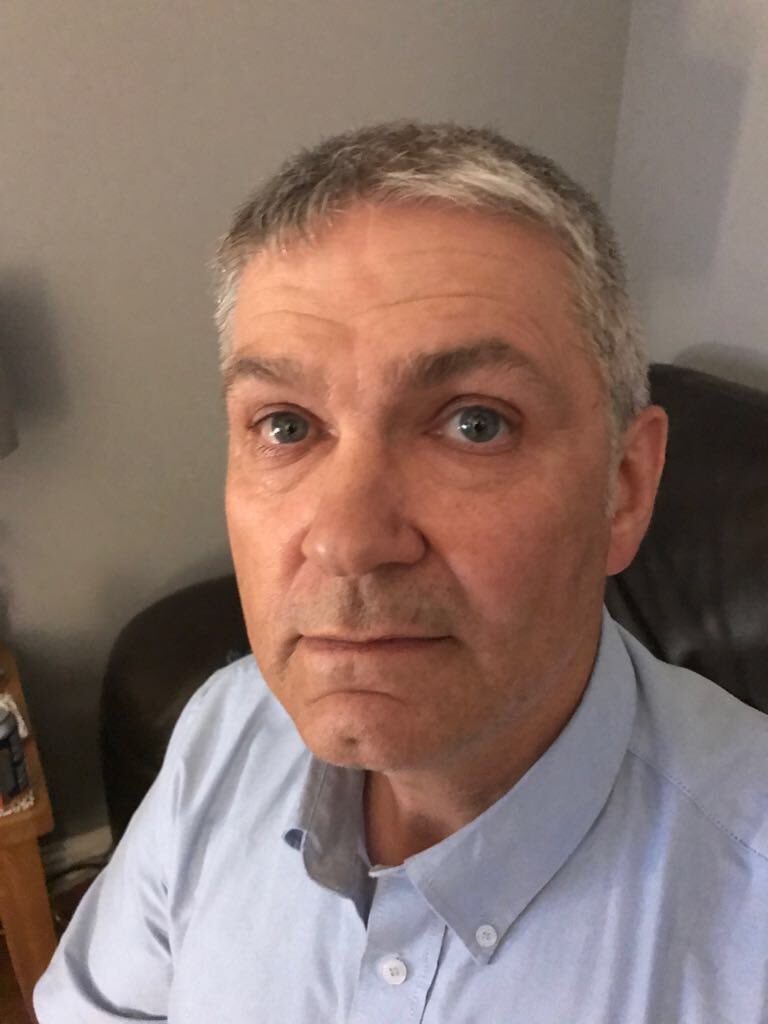Rebecca13130's tweet photo. Attempted it on my dad https://t.co/neDueI6vC9