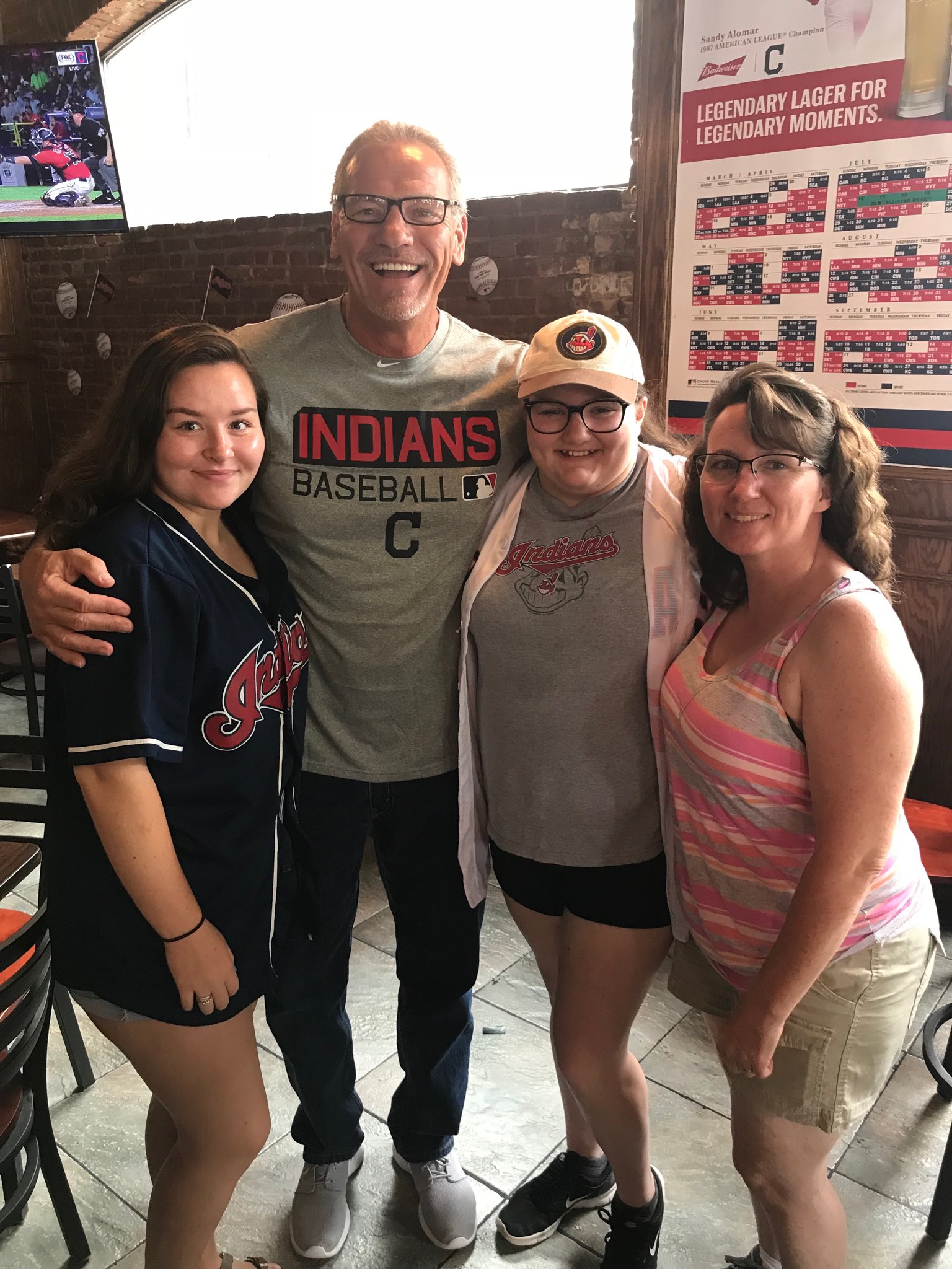 Brian Kazy on X: Pre game ⁦@Indians⁩ game and run into the 1980