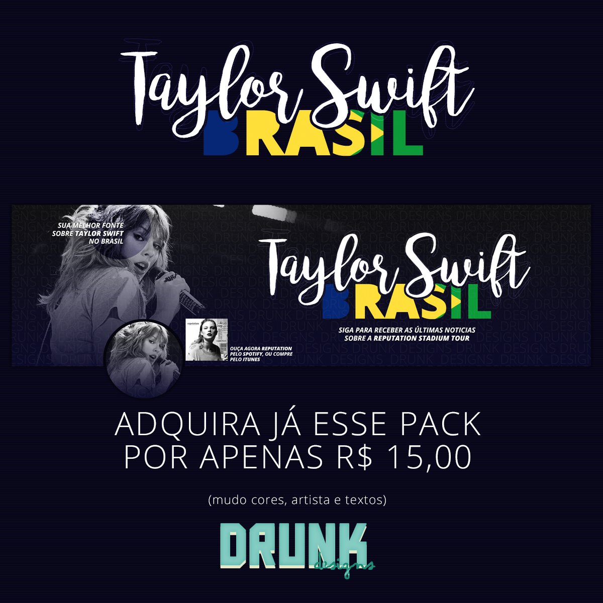 drunkdesigns's tweet photo. #VitrineDD :: Compre agora esse pack para o seu twitter por apenas R$ 15,00 (mudo artista, cores e textos)

Para acessar mais produtos da nossa vitrine clique na tag -> #VitrineDD https://t.co/4HJKm1WPkM