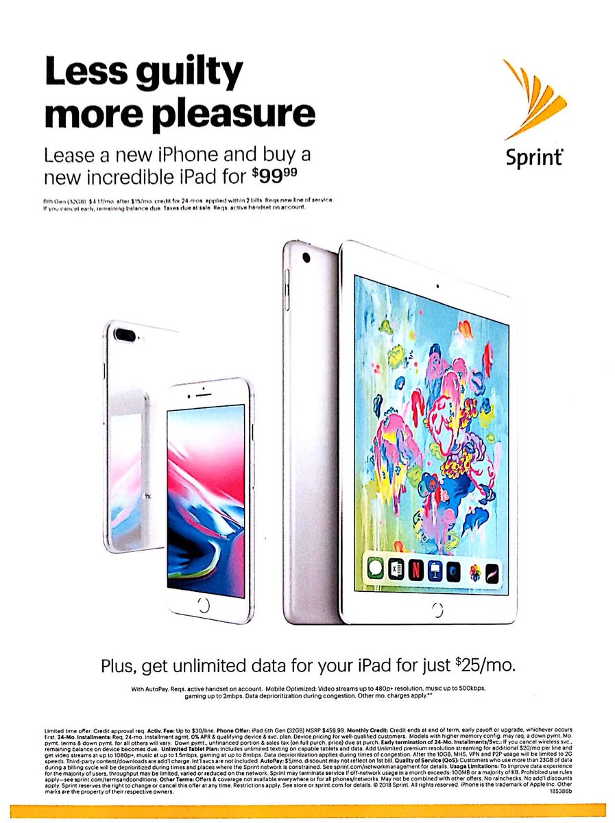 #Sprint even has the newest iPad for only $99.99! The saving keep getting better and better at #Clairemont #SanDiego <a href="/KristianAllos/">Kristian Allos</a>