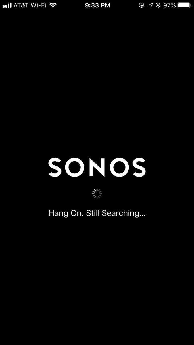 There is a world… a world I want to live in…a world that is just and humane… and in this world setting up a new SONOS player is, dare I say, simple? But that world does not exist. And I grieve…