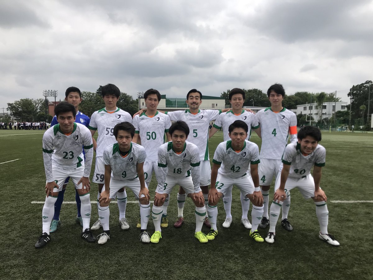 武蔵大学サッカー部 Auf Twitter 東京都大学サッカーリーグ第51回2部 6 17 日 11 00k O Vs帝京大学 武蔵大学 前半キックオフです 都学連