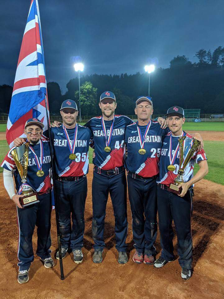 SoftballBristol's tweet photo. Well done our boys 🥇🏆⚾ #mensslowpitcheuropeanchampionship2018 @ESFsoftball  #softballbristol https://t.co/OdcjZSwY3v