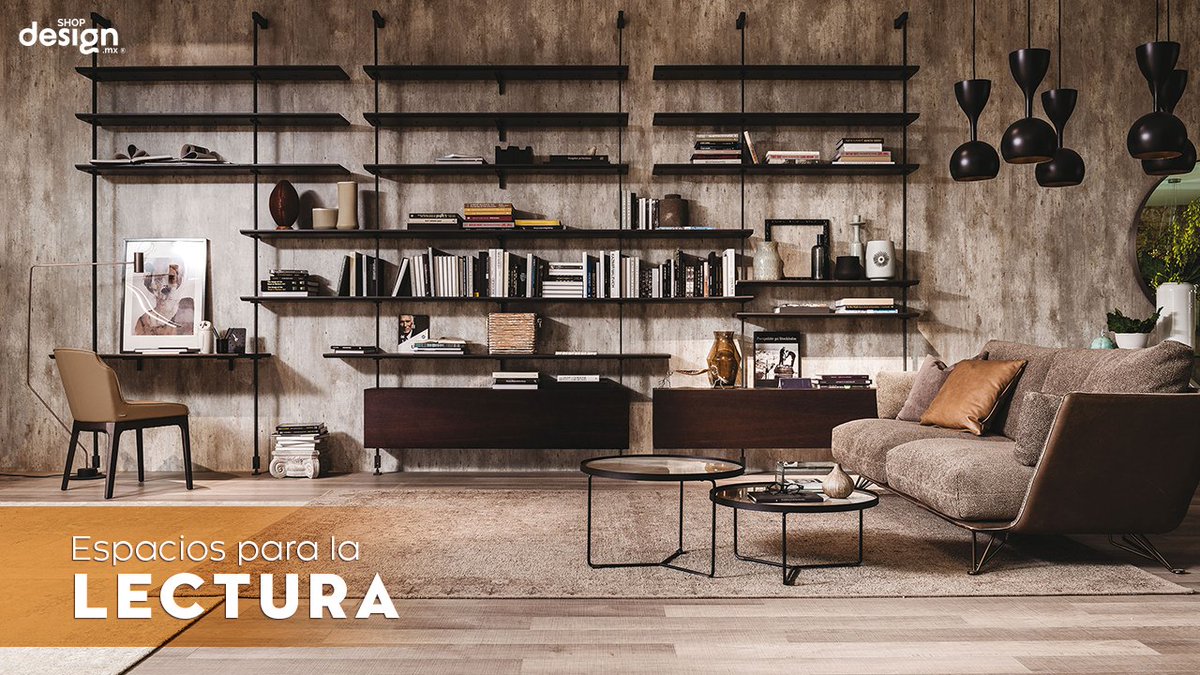 ShopDesignMX's tweet image. Crea espacios increíbles, cálidos y cómodos para disfrutar de una lectura amena. #TipsDesign