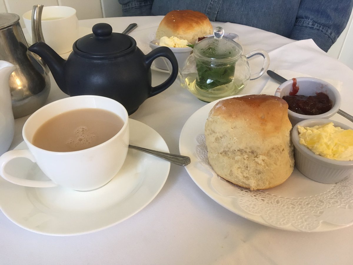 Deepest Books on Twitter "Cream tea at the famous Polly Tea Room at