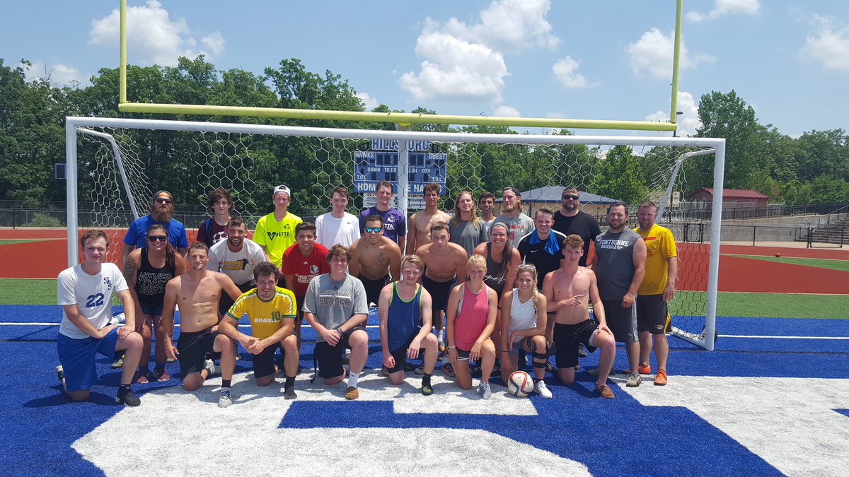HAWKSSOCCER97's tweet photo. Great turnout at the 15th annual HHS Alumni Game in the cool weather today. 98's to 18's and many in between were represented. Great to see you all! Had a blast catching up and reliving yesteryear. See ya soon. 
@HHS_Athletics https://t.co/L2sBzEr1rH