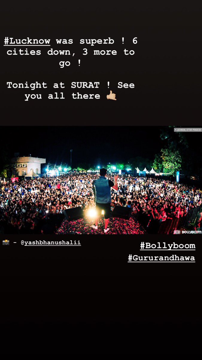 rmayukh07's tweet photo. #Bollyboom #GuruRandhawa #PerceptLive https://t.co/O88t3eqTlh