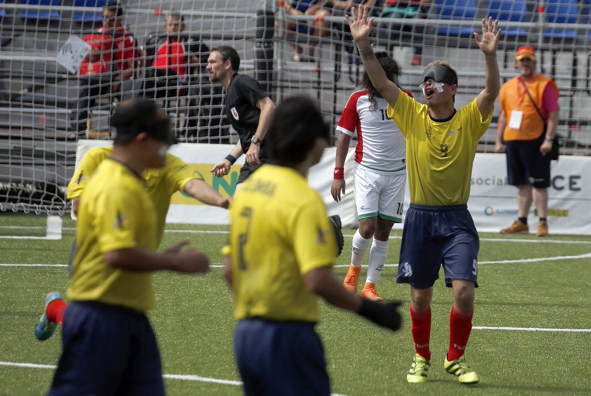 INSPIRE_COL's tweet photo. Datos Colombia🇨🇴 en #MundialFutbolCiegos⚽️

En total la selección nacional anotó 9 goles en 4 partidos así:
FRA🇫🇷1-3🇨🇴COL
COL🇨🇴2-1🇮🇷IRA
MOR🇲🇦1-3🇨🇴COL
ESP🇪🇸4-1🇨🇴COL 

Goleadores⚽️🥅:
John González 5
Juan D. Pérez 2
John Hernández 1
Danilo Rincón 1 https://t.co/OpgATcKQPV