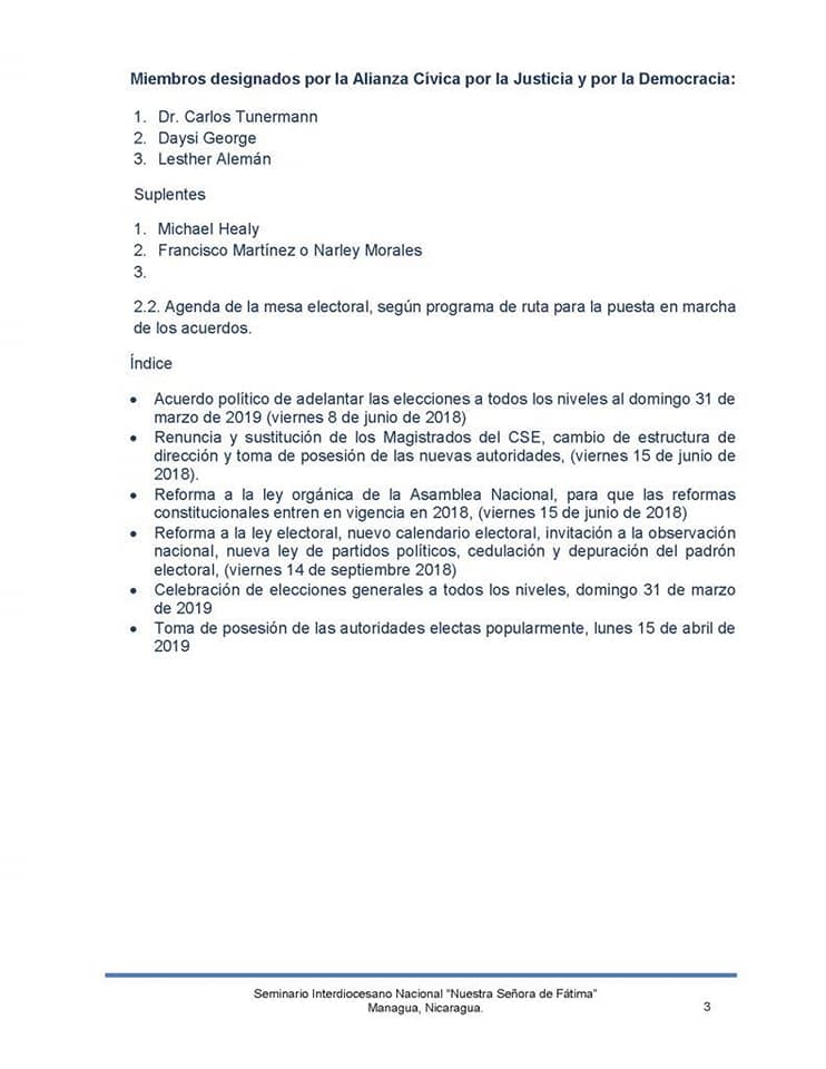 COSEPNicaragua's tweet photo. Comunicado oficial de la Comisión @de_mediacion del #DiálogoNacional respecto a la sesión y acuerdos alcanzados este sábado 16 de junio #SOSNicaragua #Nicaragua https://t.co/VVpEbrSt3T