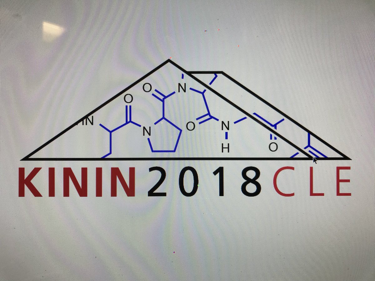 AlvinSchmaier's tweet photo. KININ2018CLE is about to start.  Look forward to the latest in contact activation, HAE, and RAS. Stay tuned!  #kinin2018cle@schmaier https://t.co/6OEcLex2Mm