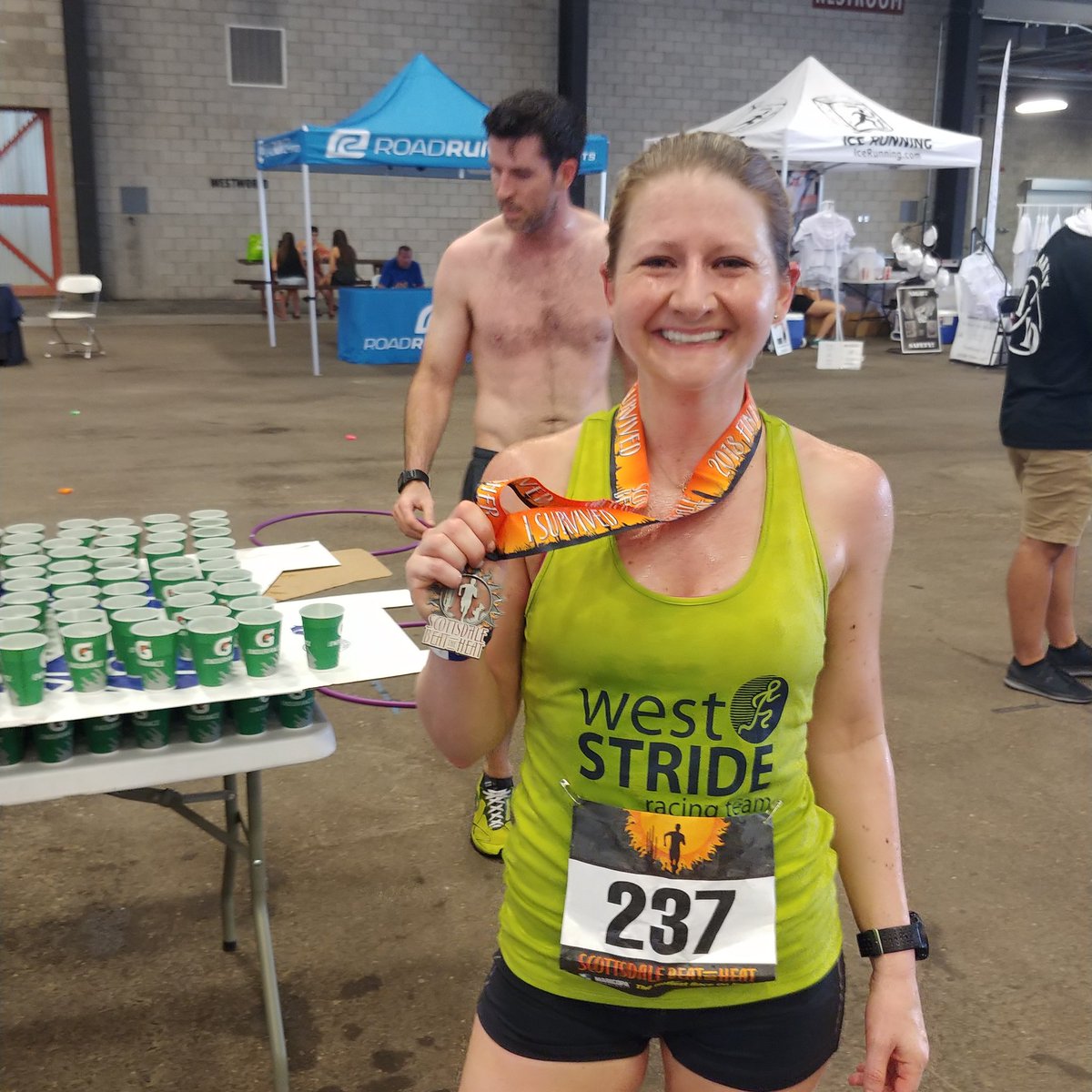 ScottsdaleFF's tweet photo. The first female 5k finisher https://t.co/sqY0EFJF5Z